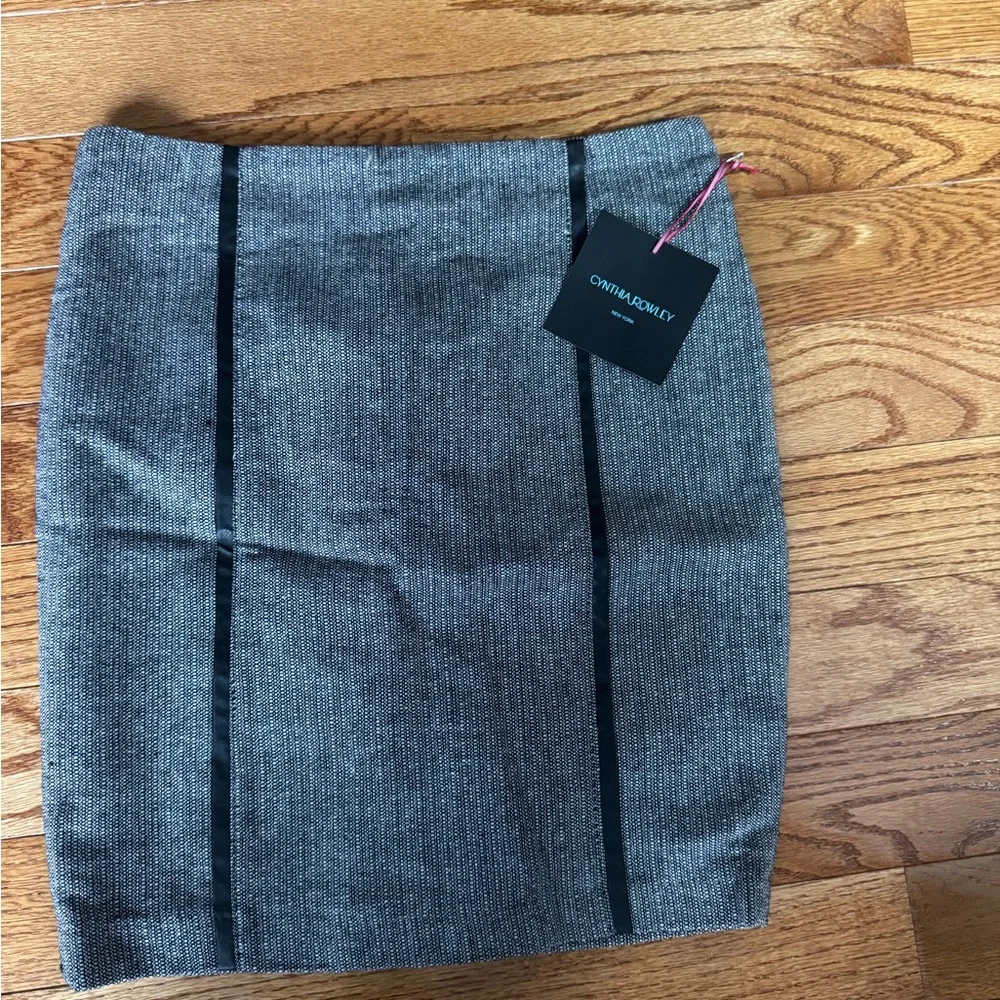 Cynthia Rowley New‎ York Black/White Pattern Skirt
